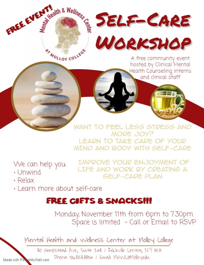 Nov 11 Self Care Workshop Rockville Centre NY Patch