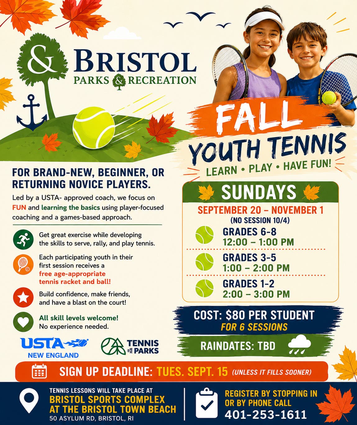 Fall Youth Tennis