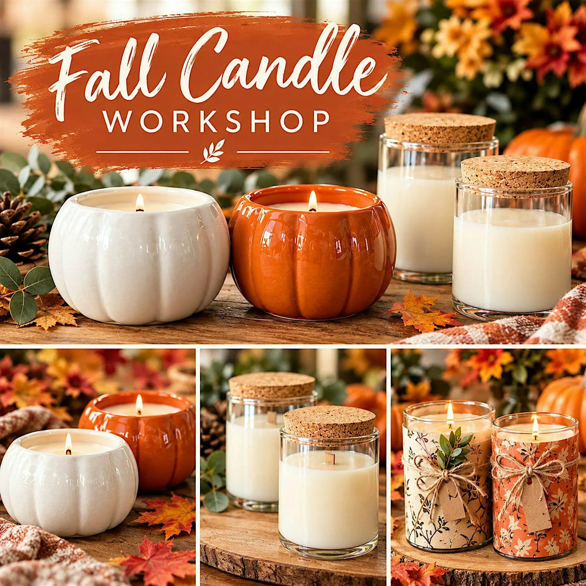 Patchwork Presents Fall Candle Making Workshop