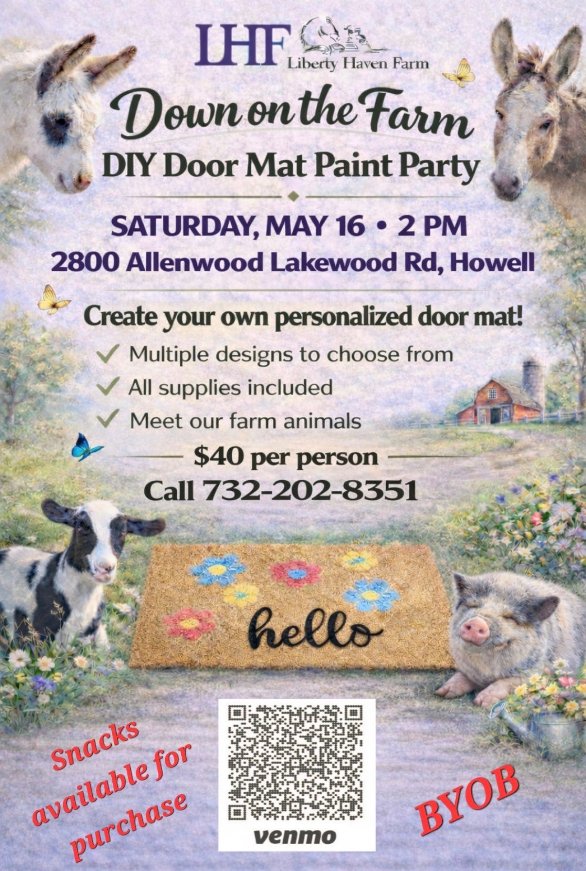Barnyard Paint Party 