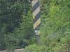 Example of Faded Traffic Warning Signage-Also on the bridge is Faded Signage unreadable