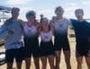 Row New Jersey Team Rowers (from left): Andrew Treger (Summit), Connor Gay (Mendham), Emily Kilroy (Mendham), Emmett Infante (Mountain Lakes), Max Nusbaum (Far Hills)