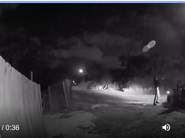 A male driver is captured on video getting out of his car to fire shots in a residential Atlanta neighborhood on Jan. 6.