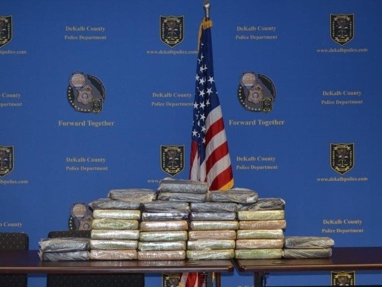 More than $3 million worth of cocaine was seized Monday by DeKalb's drug-prohibition enforcement unit and K9 unit.