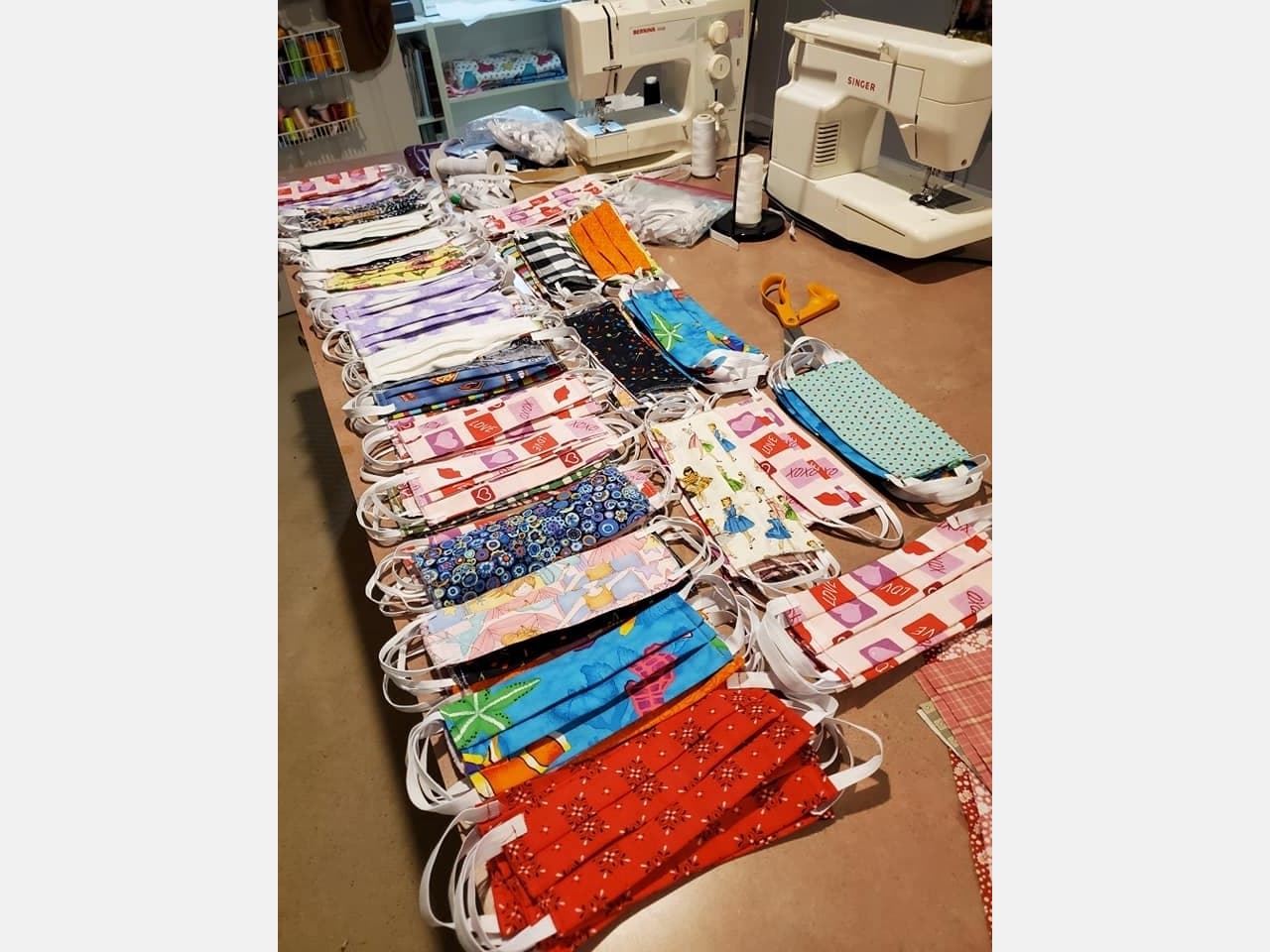 Tutu Capers & Face Masks is a Georgia group spearheaded by a retired ballet costume designer. Barbara Hudson Mock has been sewing face masks for healthcare professionals.