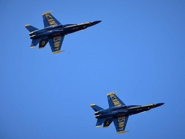 The Navy's Blue Angels will participate in a multi-city tour, including Atlanta, to thank frontline workers during the coronavirus pandemic. 