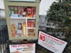 The Free Little Pantry, "Take what you need, donate what you can."