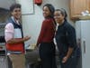 Chef Angie with two of her children - Amir and Arianna Shaghaghi