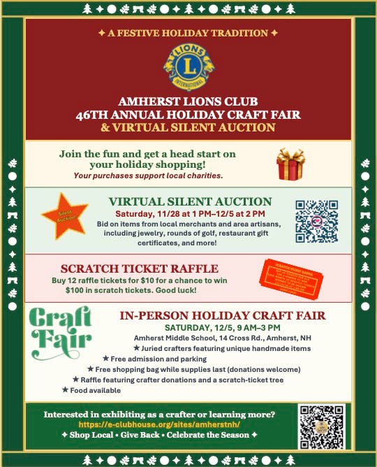 Amherst Lions Club 46th Annual Craft Fair