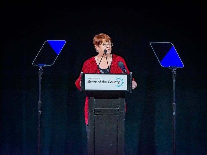 Pictured: Gwinnett County Chairman Charlotte Nash