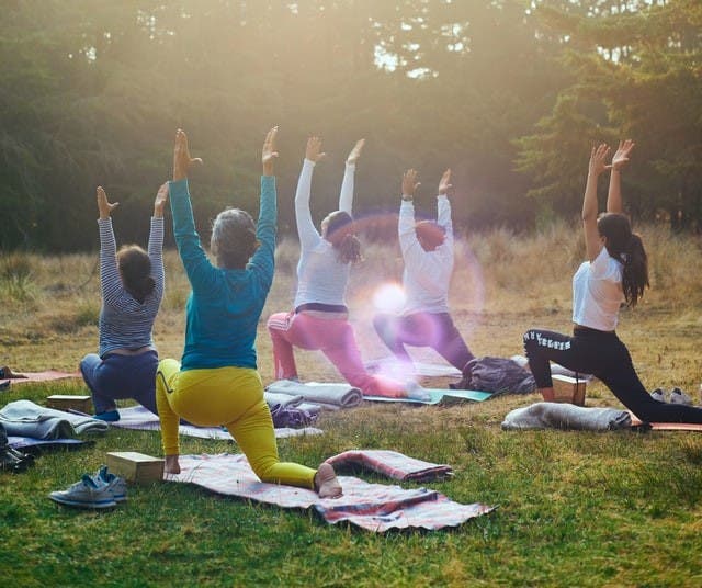 Yoga in the Garden