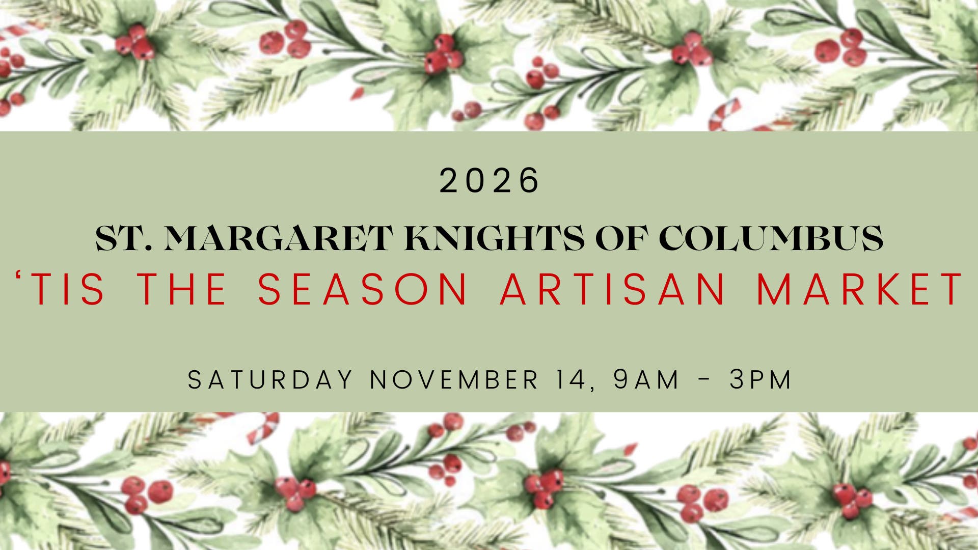 'Tis the Season Artisan Market