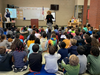 Senator Gill tells 5th graders how a bill becomes a law