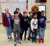 Senator Gill with 5th Graders at Charles H Bullock
