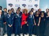 Senator Gill and the students of East Orange Campus High School