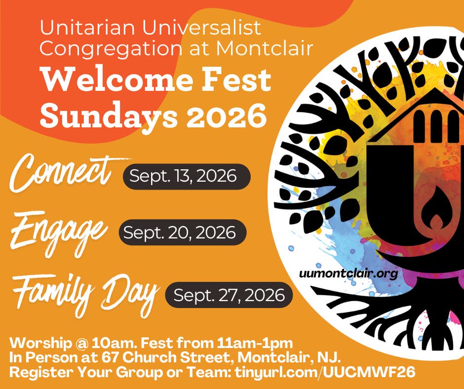 Welcome Fest Sundays at UUCM