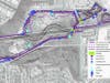 Map of the public trails plan for the Ballona project