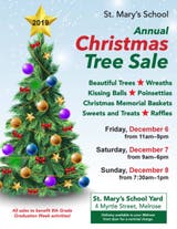 Annual Christmas tree sale