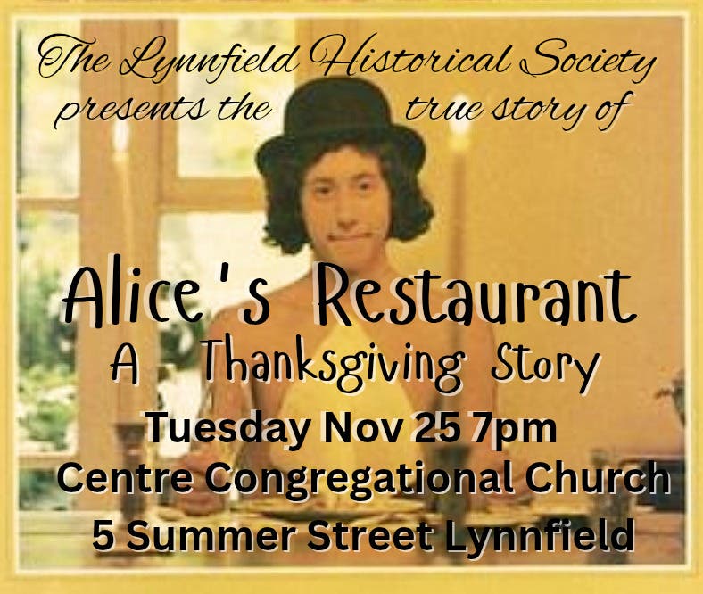 Alice’s Restaurant – a Thanksgiving story