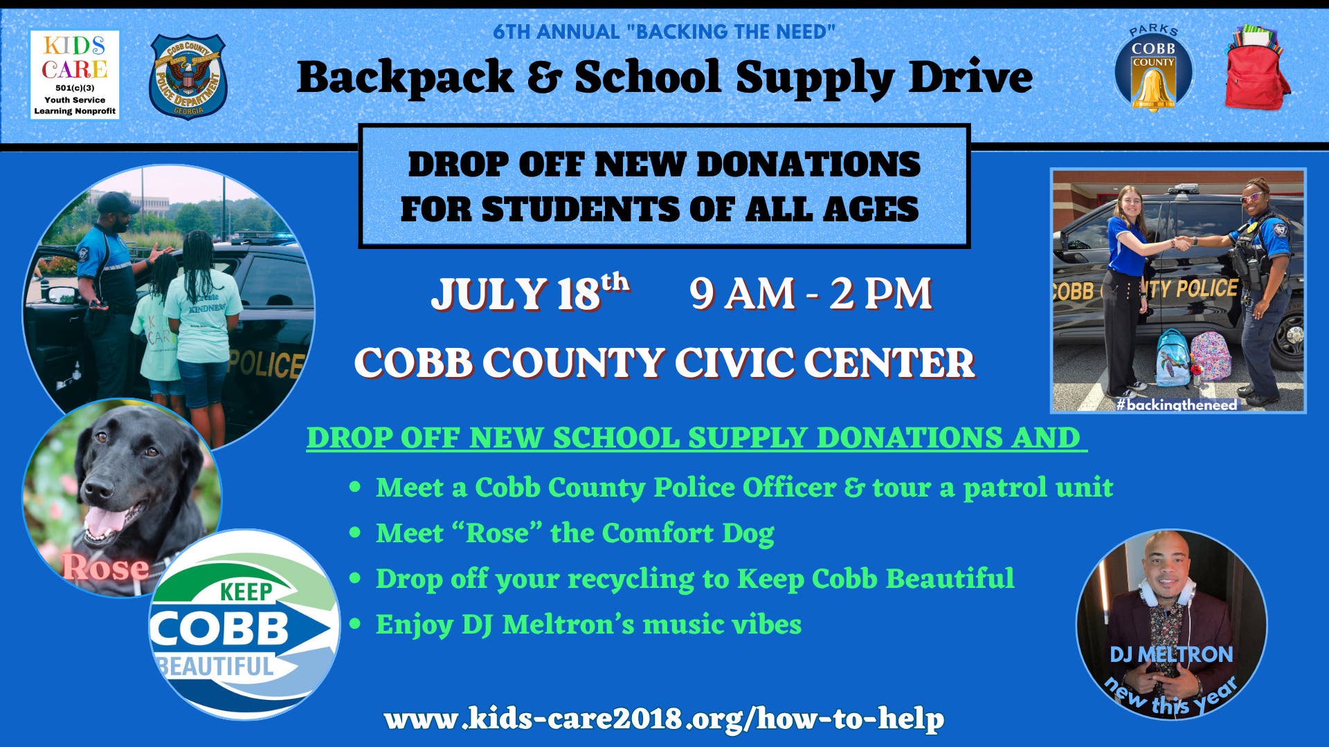 Help Local Students - Donations Needed Now - July 18!