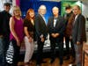 LIMEHOF board members with Jon Small. L-R Tom Needham, Judi Lach Veeck, Kelly Leung, Jon Small, Barry Fisch, Kevin O'Callaghan, and Norm Prusslin. 