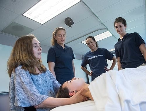 The College of Lake County's massage therapy certificate is among the healthcare career programs explained in March information sessions.
