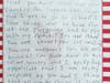 Letter written by 5th grade student