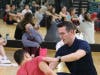 Dr. Levy working with Row NJ Athletes