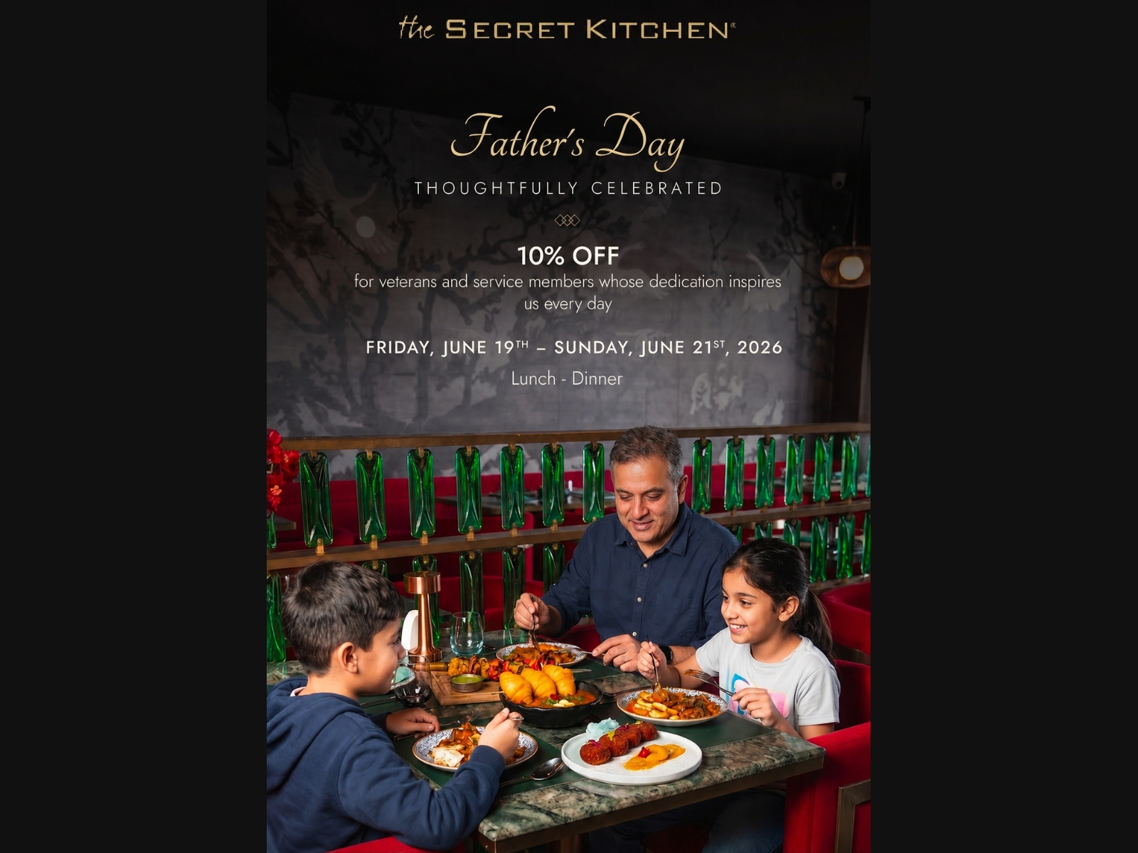 Spend Father's Day Weekend with The Secret Kitchen