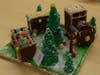 A gingerbread train made for Dublin High's annual competition.