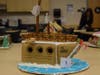 A gingerbread boat made for Dublin High's annual competition.