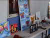 Dublin High students made memorials to their classmates killed in a car crash.