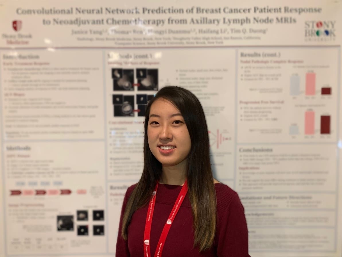 Janice Yang continues to work on her research and hopes to publish a paper on it.