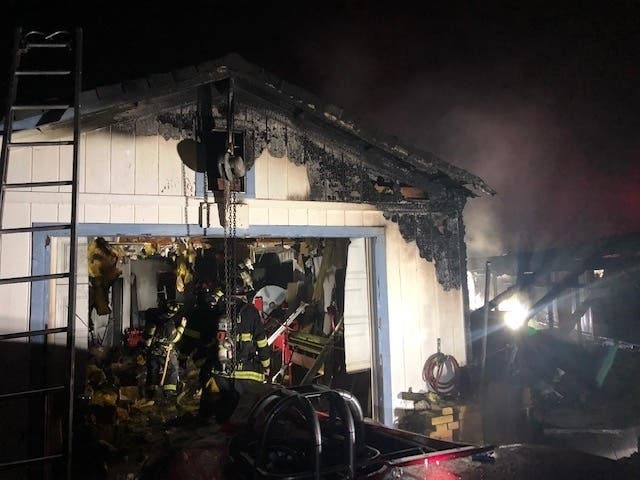 The fire is believed to be an electrical fire.