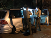 Deputies conduct a probation search.
