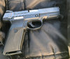 Deputies say this gun was used to fire at passing cars.