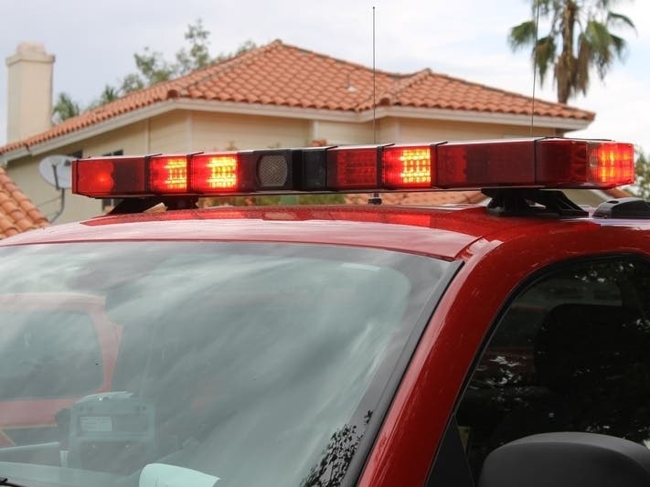 The fire was reported around 6:30 p.m. Friday.