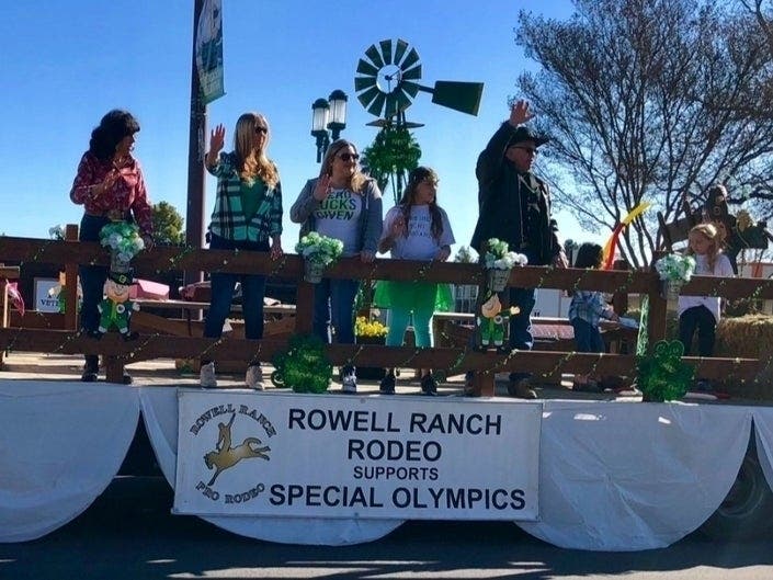 A scene from the Dublin Lion's Club St. Patrick's Day Parade.
