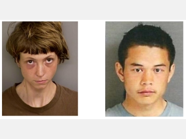 Caitlin Crenshaw, 23, (left) and Cody Huynh, 23.