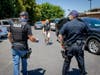Both arrestees were on probation, police said.