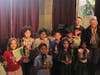 Trudy Mock, right, and her students at a recital.