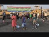 Students stand ready at the groundbreaking for Emerald High School