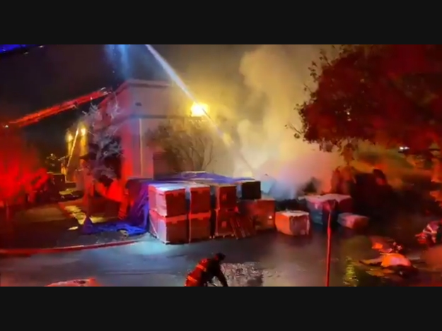 The fire was fully extinguished in four hours.