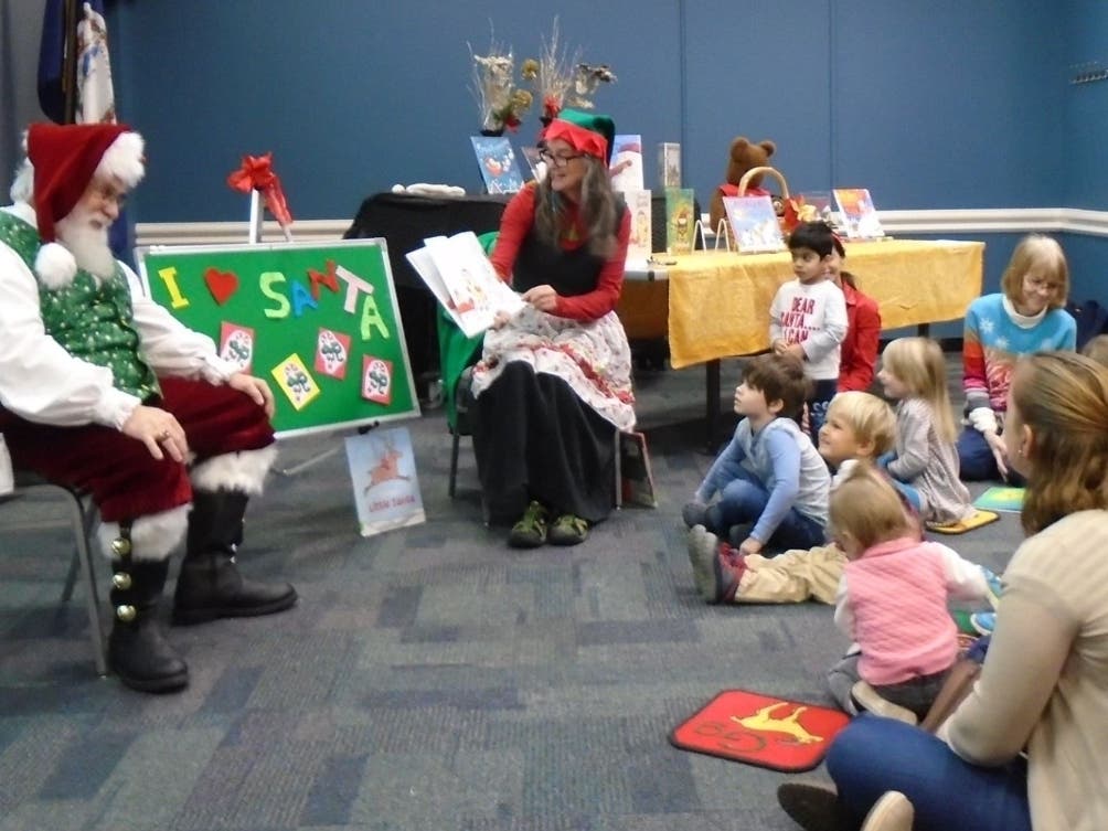 Children enjoy a Countdown To Christmas event at a Central Rappahannock Regional Library.