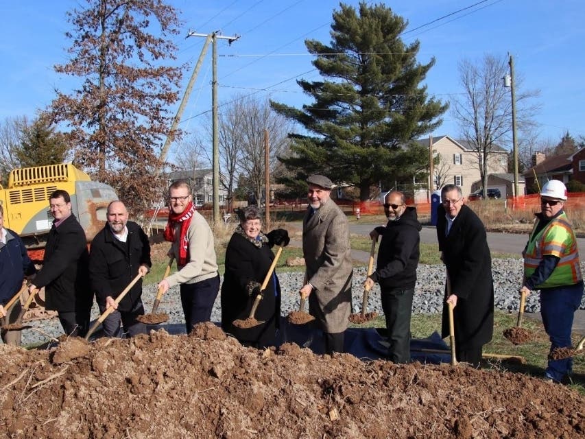 Loudoun County officials break ground on a new segment of Riverside Parkway.