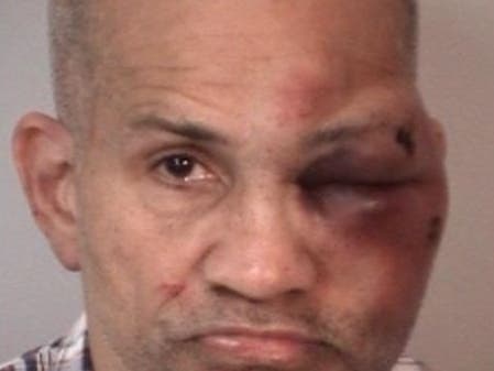 Mark Stanley was arrested on a charge of indecent liberties after he was reportedly found partially nude with two toddlers, police said.