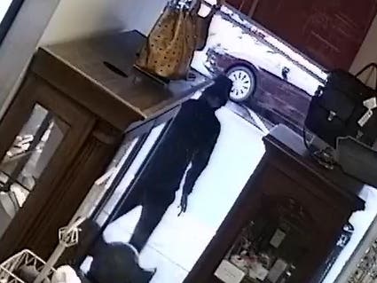 The Prince William County police released an image of a suspect in the Jan. 14 robbery of a Manassas beauty supply store.