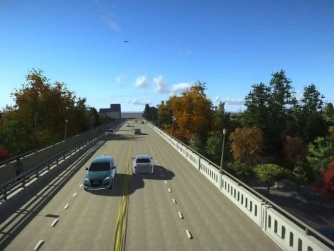 VDOT has developed a simulation of the renovated Chatham Bridge connecting the city of Fredericksburg to Stafford County.