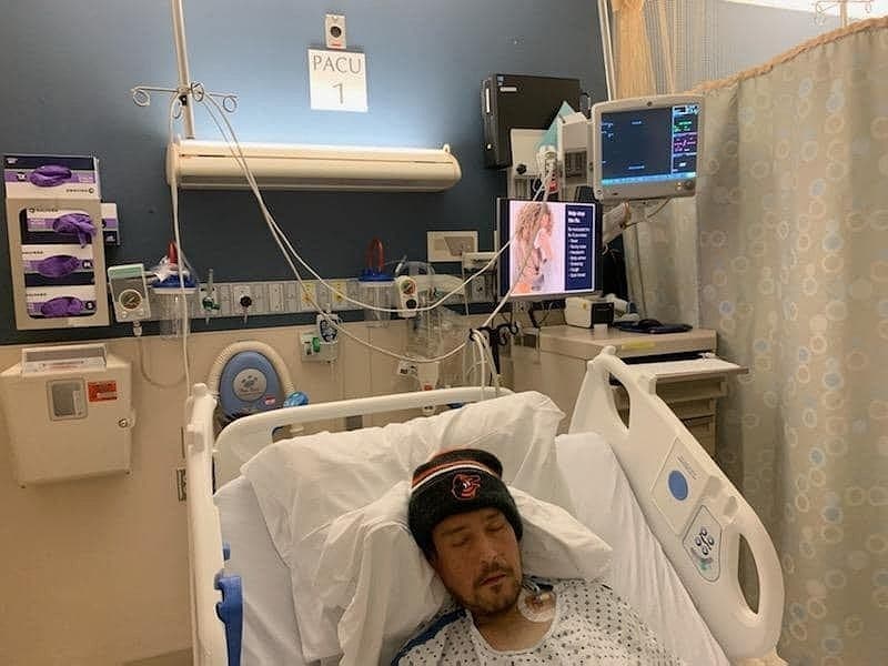 Ashburn resident Robert Chambliss recovers from liver transplant surgery at the University of Virginia Hospital in Charlottesville.