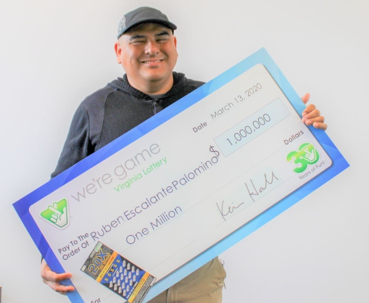 Ruben Escalante Palomino, a small business owner, said he intends to use his $1 million lottery winnings to invest in his company.